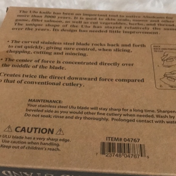 Alaskan ulu knife with display - Picture 7 of 8